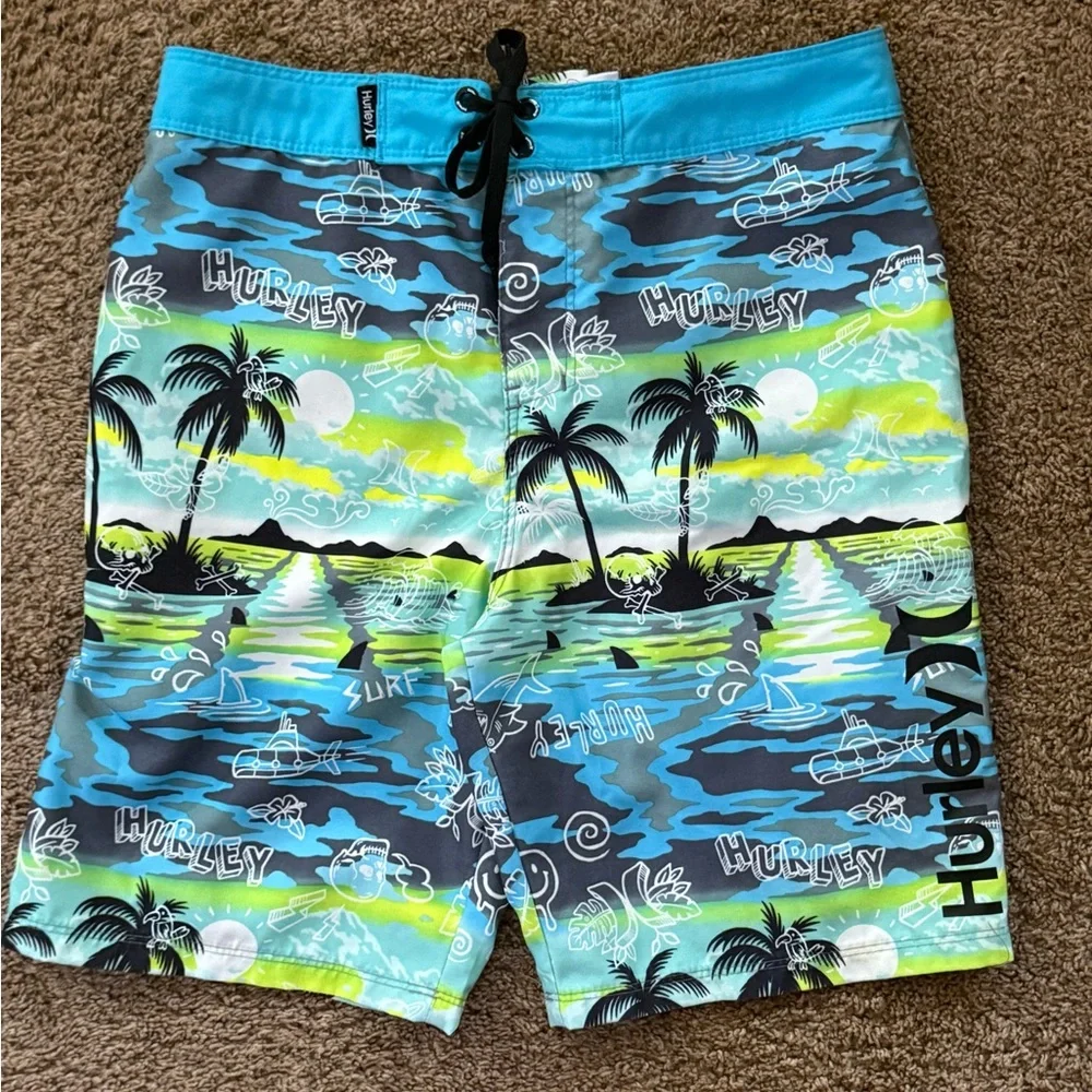 Hurley Tropical Print Swim Shorts
